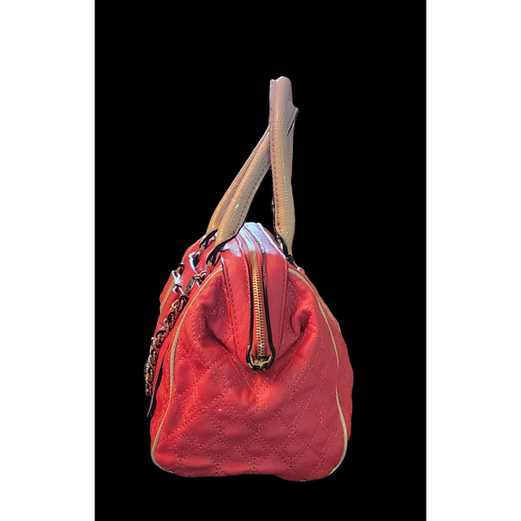 Guess Passion Pink quilted bow carry-all satchel bag - Picture 7 of 8